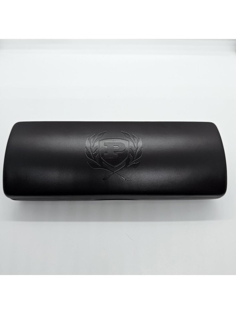 Phat Farm Brown Hard Sided Leather Eyewear Glasses  Sunglasses Case Only